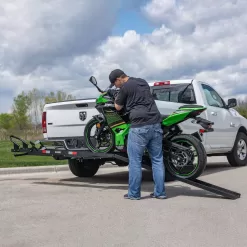 Black Widow MCC-600 600 lbs. Capacity Heavy-Duty Steel Motorcycle Carrier