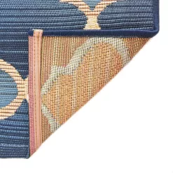 Unique Loom Outdoor Eden Trellis Blue 10' 0 x 12' 0 Area Rug