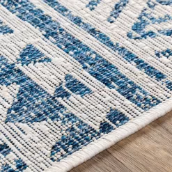 Artistic Weavers 7 ft. 10 in. x 10 ft. 2 in. Indoor/Outdoor Blue/White Area Rug