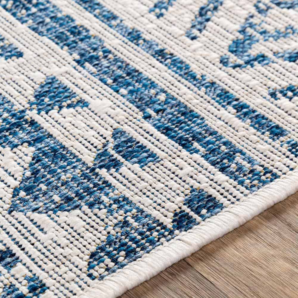 Artistic Weavers 7 ft. 10 in. x 10 ft. 2 in. Indoor/Outdoor Blue/White Area Rug