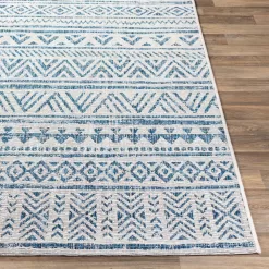 Artistic Weavers 7 ft. 10 in. x 10 ft. 2 in. Indoor/Outdoor Blue/White Area Rug