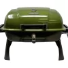 Ozark Trail Portable Table Top 1 Burner Camping Gas Grill with Interchangeable Griddle Plate, 10,000 BTU