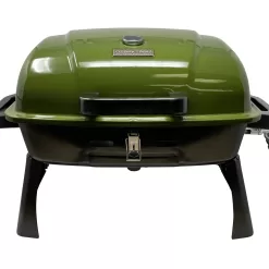 Ozark Trail Portable Table Top 1 Burner Camping Gas Grill with Interchangeable Griddle Plate, 10,000 BTU