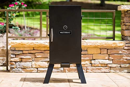 Masterbuilt MB20070210 Analog Electric Smoker with 3 Smoking Racks, 30 inch, Black