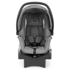 Evenflo Omni Plus Modular Travel System with LiteMax Sport Rear-Facing Infant Car Seat, Mylar Gray