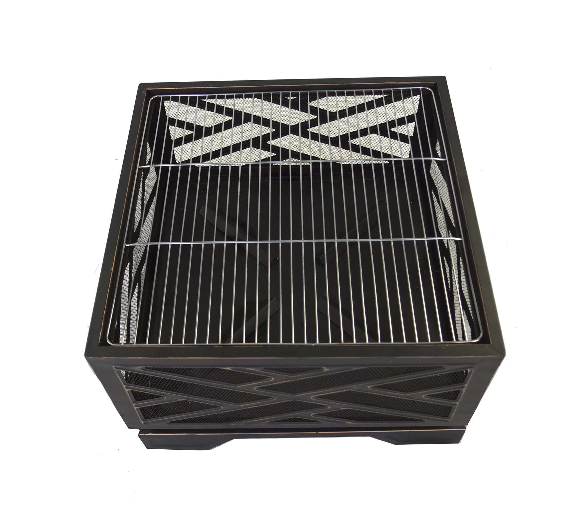 Pleasant Hearth OFW165S Martin 26" Square Deep Bowl Fire Pit