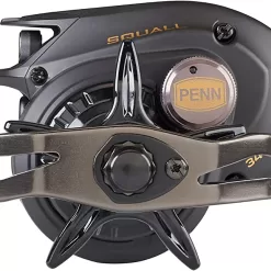 PENN Squall Low Profile Baitcast Reel, Size 300, Left-Hand Position