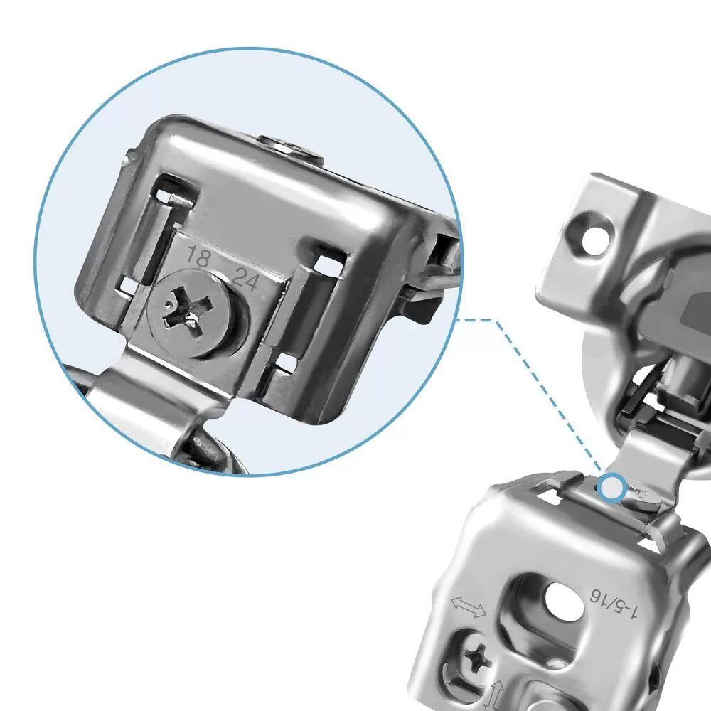 Unbranded 1-5/16-30 105-Degree 1-5/16 in. (35 mm) Overlay Soft Close Face Frame Cabinet Hinges with Installation Screws (30-Pairs)