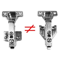 Unbranded 2259-FF-30 110-Degree 35 mm Full Overlay Soft Close Face Frame Cabinet Hinges with Installation Screws (30-Pair)