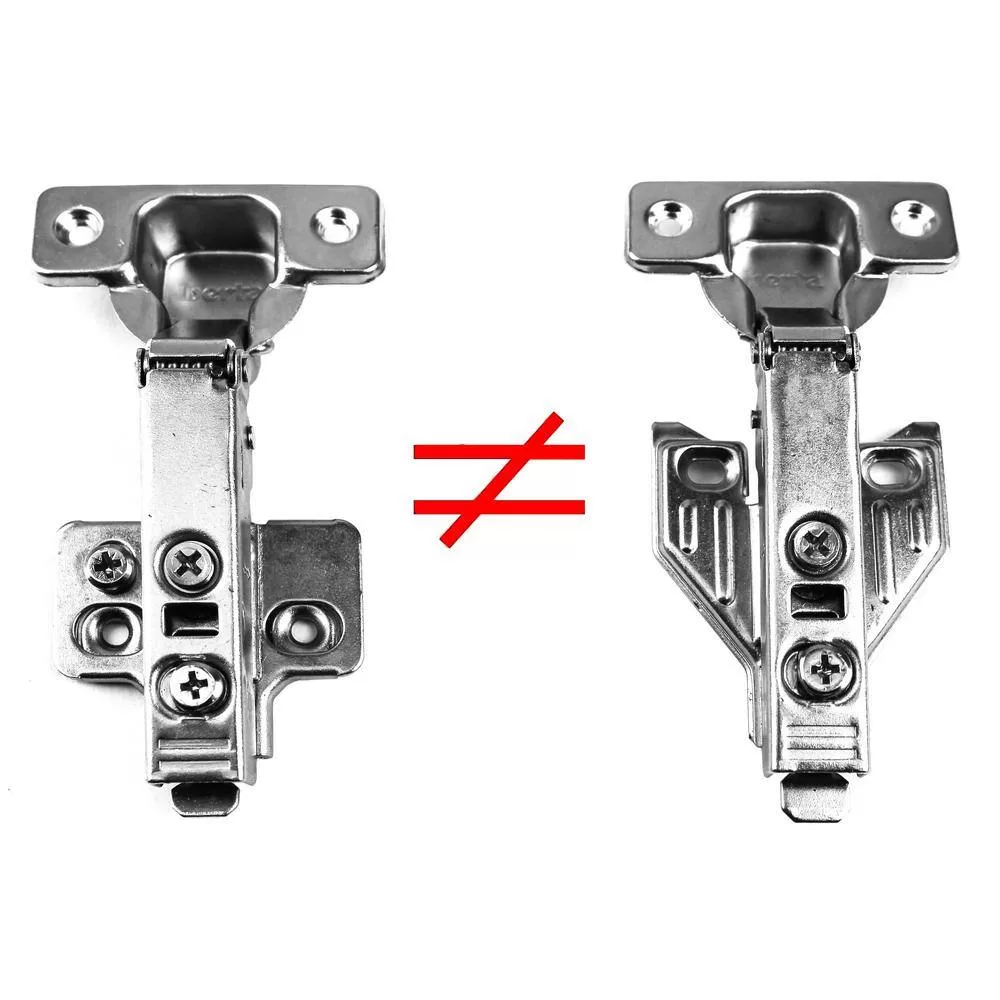 Unbranded 2259-FF-30 110-Degree 35 mm Full Overlay Soft Close Face Frame Cabinet Hinges with Installation Screws (30-Pair)
