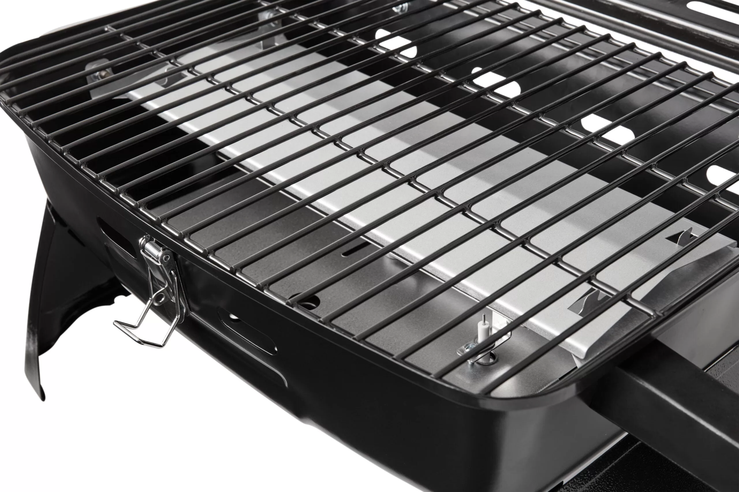 Ozark Trail Portable Table Top 1 Burner Camping Gas Grill with Interchangeable Griddle Plate, 10,000 BTU