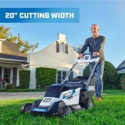 HART 40-Volt Cordless 20-inch Brushless Self Propelled Mower Kit, (1) 6.0 Ah Lithium-Ion Battery, (1) Battery Charger