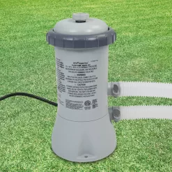 Intex 10ft x 30in Round Metal Frame Above Ground Swimming Pool w/Filter Pump