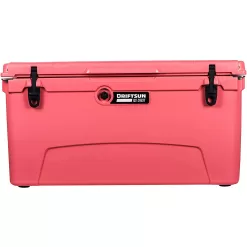 Driftsun Heavy Duty Portable 110 Quart Insulated Ice Chest Cooler, Coral