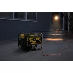 Champion Power Equipment 200978 4500-Watt Recoil Start Gasoline and Propane Powered Dual Fuel Open Frame Inverter Generator with CO Shield