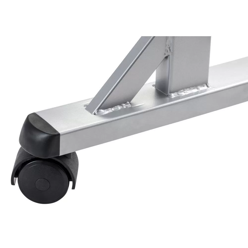 National Public Seating BPFT-2460-20 60 in. Charcoal Plastic Folding Flip-N-Store Training Table