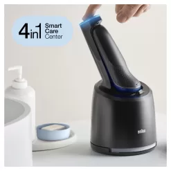 Braun Series 6 6072cc Men's Electric Shaver and Precision Trimmer, Blue