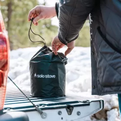 Solo Stove Campfire, Portable Camping Hiking, Backpacking and Survival Stove, 4+ People, Stainless Steel