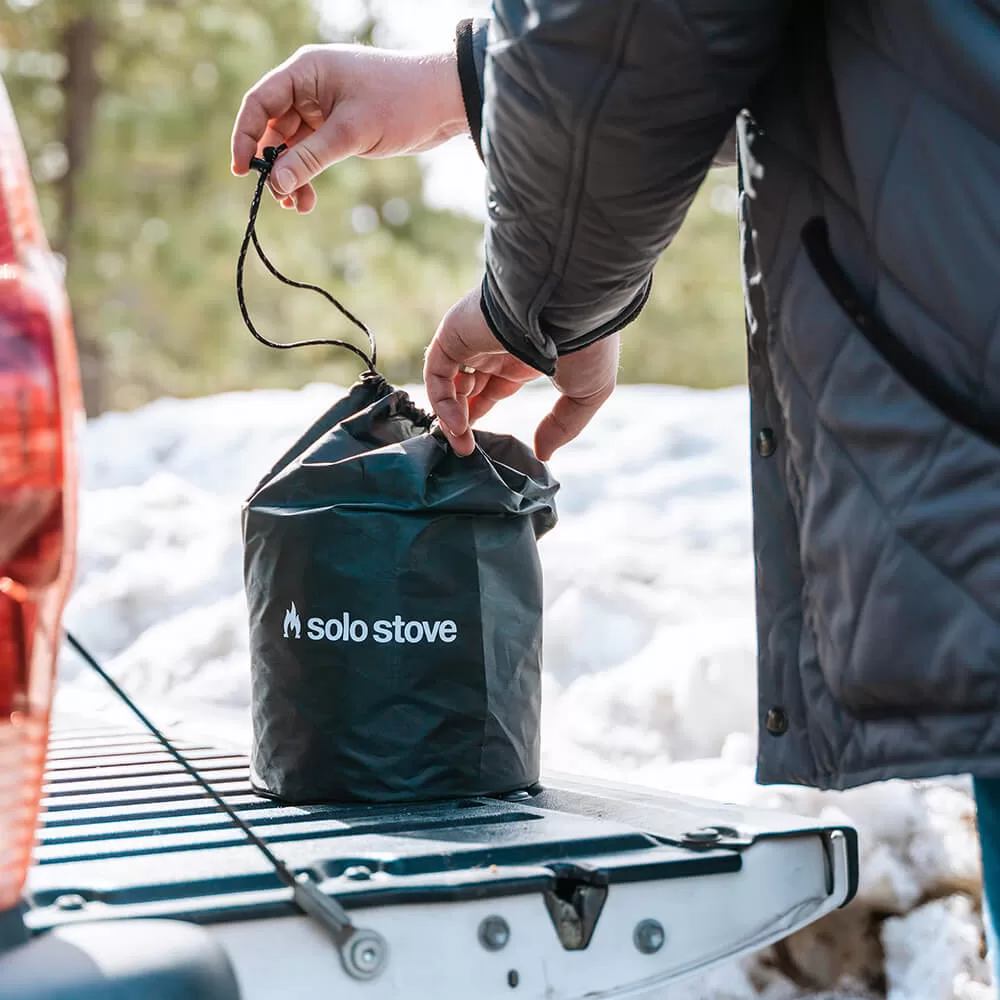 Solo Stove Campfire, Portable Camping Hiking, Backpacking and Survival Stove, 4+ People, Stainless Steel