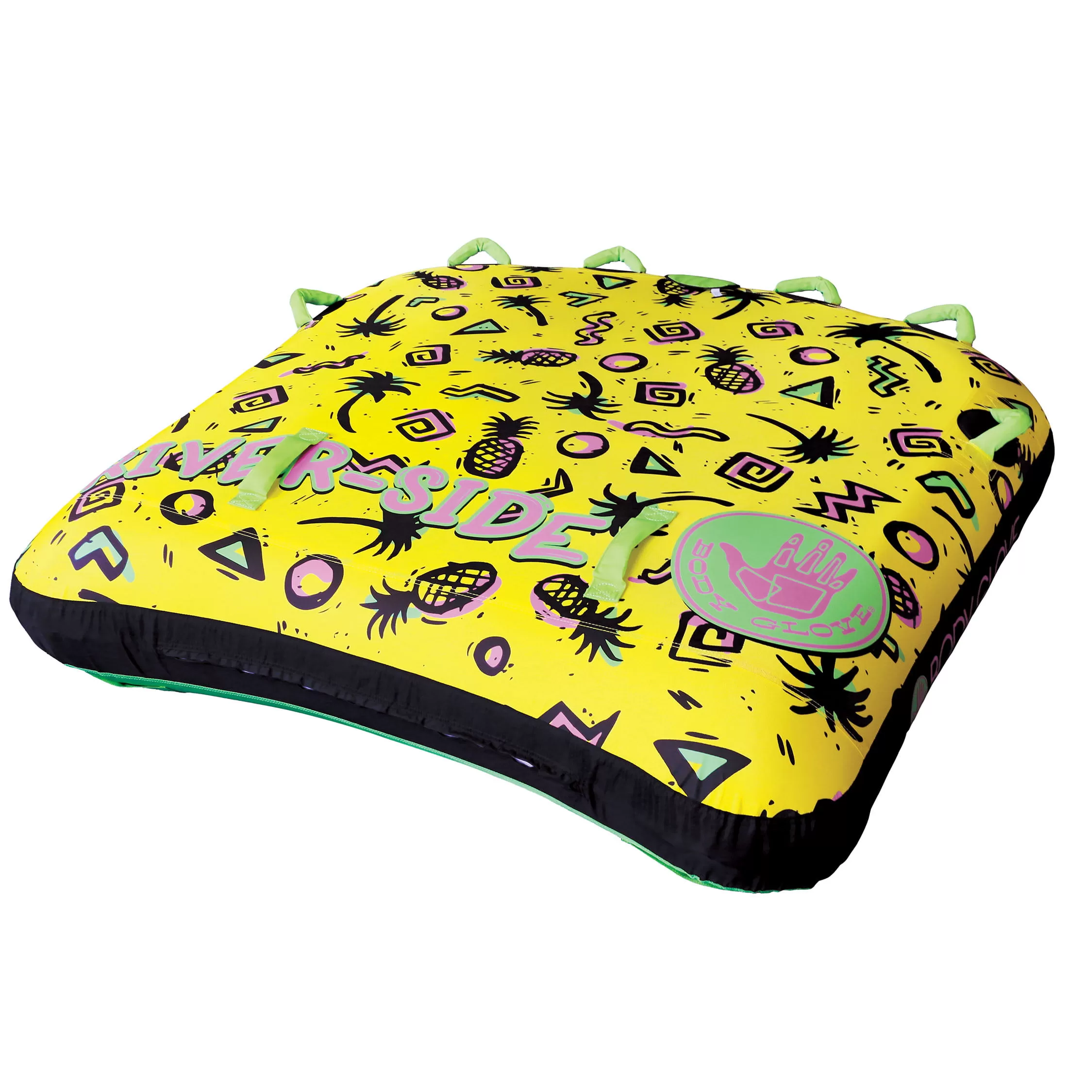 Body Glove Riverside 3-Person Yellow Waterskiing Towables
