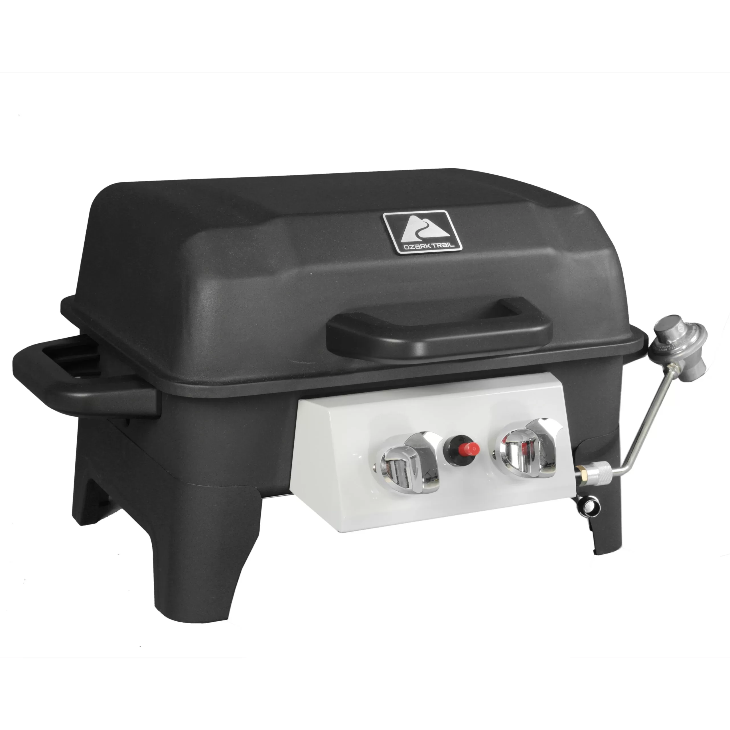 Ozark Trail 2 Burner Portable Propane Gas Grill, GBT2226W, Black
