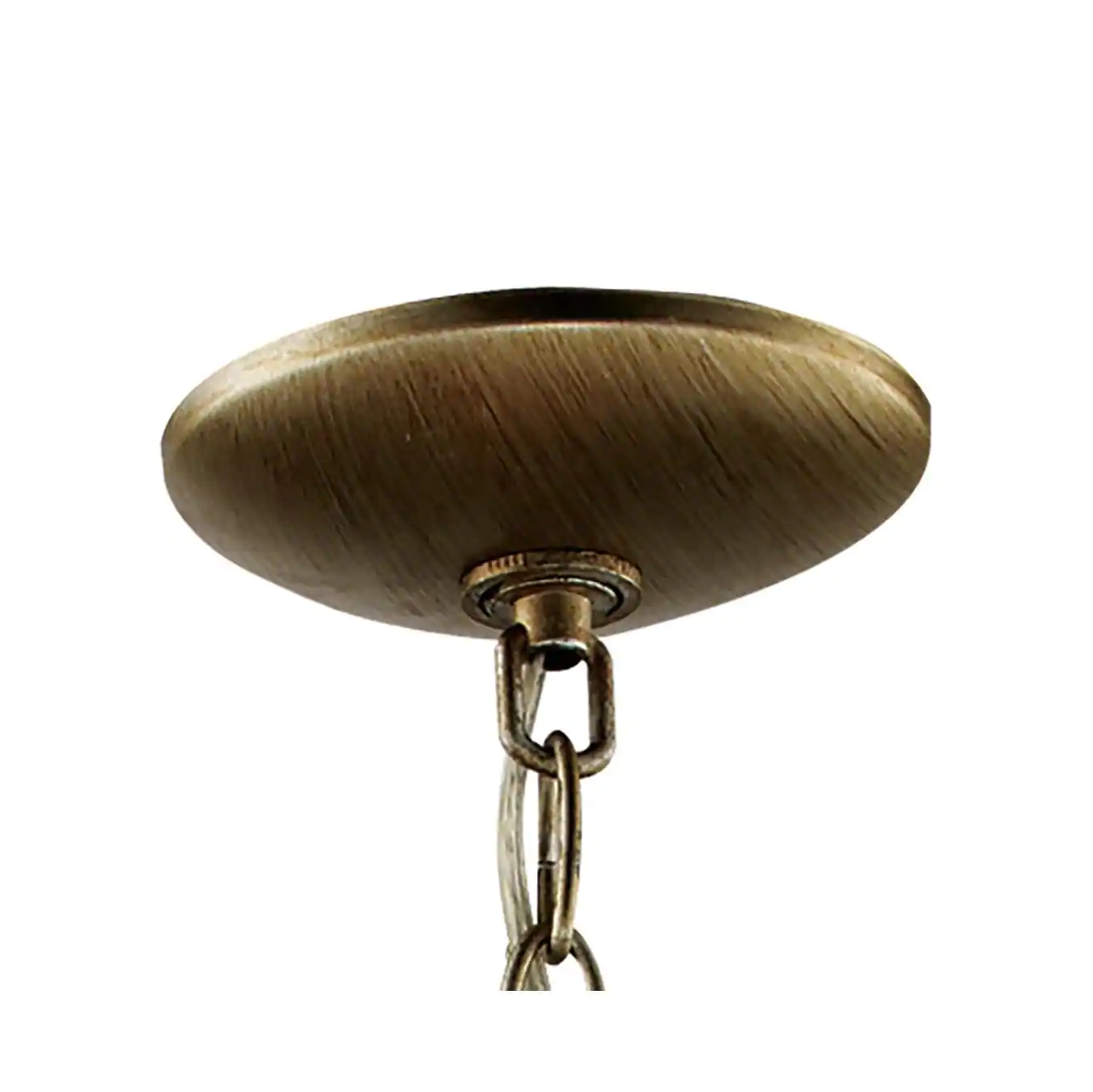 Home Decorators Collection Sarolta Sands 5-Light Antique Silver Orb Chandelier for Dining Room