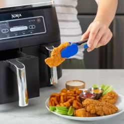 Ninja® Foodi® 4-in-1 8-Quart. 2-Basket Air Fryer with DualZone™ Technology- Air Fry, Roast, and more