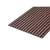 Ejoy VinylCladding_ACP_011_94x24 94 in. x 23.6 in x 0.8 in. Acoustic Vinyl Wall Cladding Siding Board in Dark Chestnut Color (Set of 1-Piece)