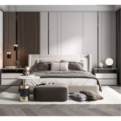 Ejoy VinylCladding_ACP_011_94x24 94 in. x 23.6 in x 0.8 in. Acoustic Vinyl Wall Cladding Siding Board in Dark Chestnut Color (Set of 1-Piece)