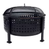 Pleasant Hearth Langston 30" Deep Bowl Steel Outdoor Fire Pit