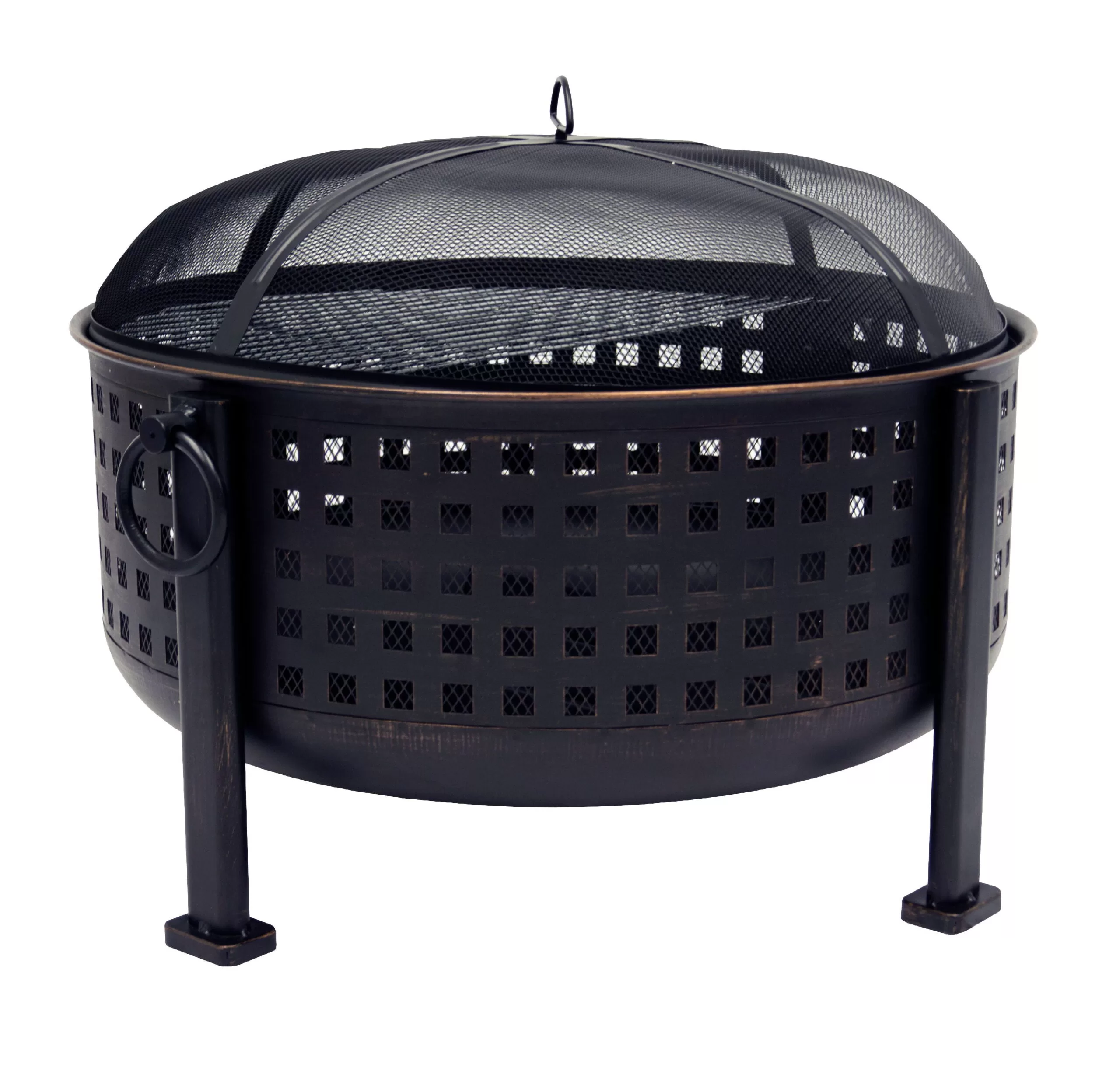 Pleasant Hearth Langston 30" Deep Bowl Steel Outdoor Fire Pit