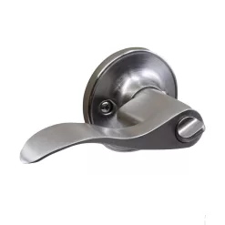 DELANEY HARDWARE KIT#BN3001R-PP 5-Bennett Satin Nickel Entry Door Handles and 5-Satin Nickel Single Cylinder Deadbolt All Keyed Alike