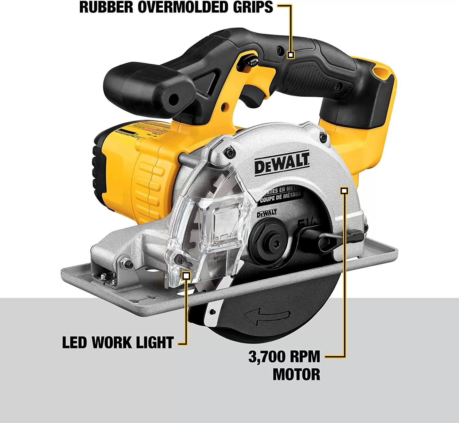 DEWALT Circular Saw DCS373B 20-volt Max-Amp 5-1/2-in Cordless - Image 3