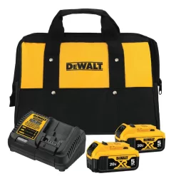 DEWALT DCB2052CKW391B 20V MAX Cordless 6-1/2 in. Circular Saw, (2) 20V MAX XR Premium Lithium-Ion 5.0Ah Batteries, and Charger