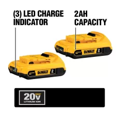 DEWALT DCS391BW2203c 20V MAX Lithium-Ion Cordless Circular Saw and 18V to 20V MAX Lithium-ion Battery Adapter Kit (2 Pack)
