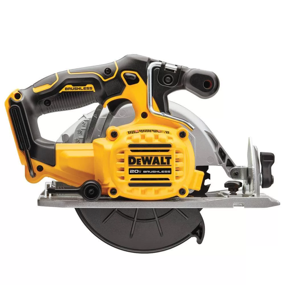 DEWALT DCS565BWDCD999B 20V MAX Cordless Brushless 6-1/2 in. Circular Saw and 1/2 in. Hammer Drill/Driver with FLEXVOLT ADVANTAGE (Tools-Only)