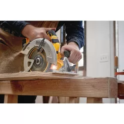 DEWALT DCS570BWDCB52CK 20V MAX Li-Ion Cordless Brushless 7-1/4 in. Circ Saw, (2) 20V MAX XR Premium Lithium-Ion 5.0Ah Batteries, and Charger