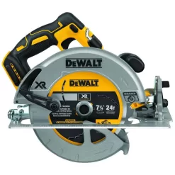 DEWALT DCS570H1 20V MAX Lithium-Ion Cordless Brushless 7-1/4 in. Circular Saw Kit with 5.0Ah POWERSTACK Battery and Charger