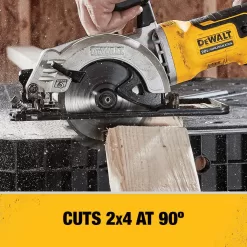 DEWALT DCS571BWP034C ATOMIC 20V MAX Cordless Brushless 4-1/2 in. Circular Saw and 20V MAX POWERSTACK Compact Battery Starter Kit
