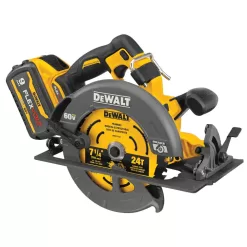 DEWALT DCS578X1 FLEXVOLT 60-Volt MAX Cordless Brushless 7-1/4 in. Circular Saw with Brake with (1) FLEXVOLT 9.0Ah Battery