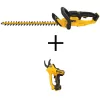 DEWALT DCHT820BWPR320B 20V MAX Cordless Battery Powered Hedge Trimmer & Cordless Pruner (Tools Only)