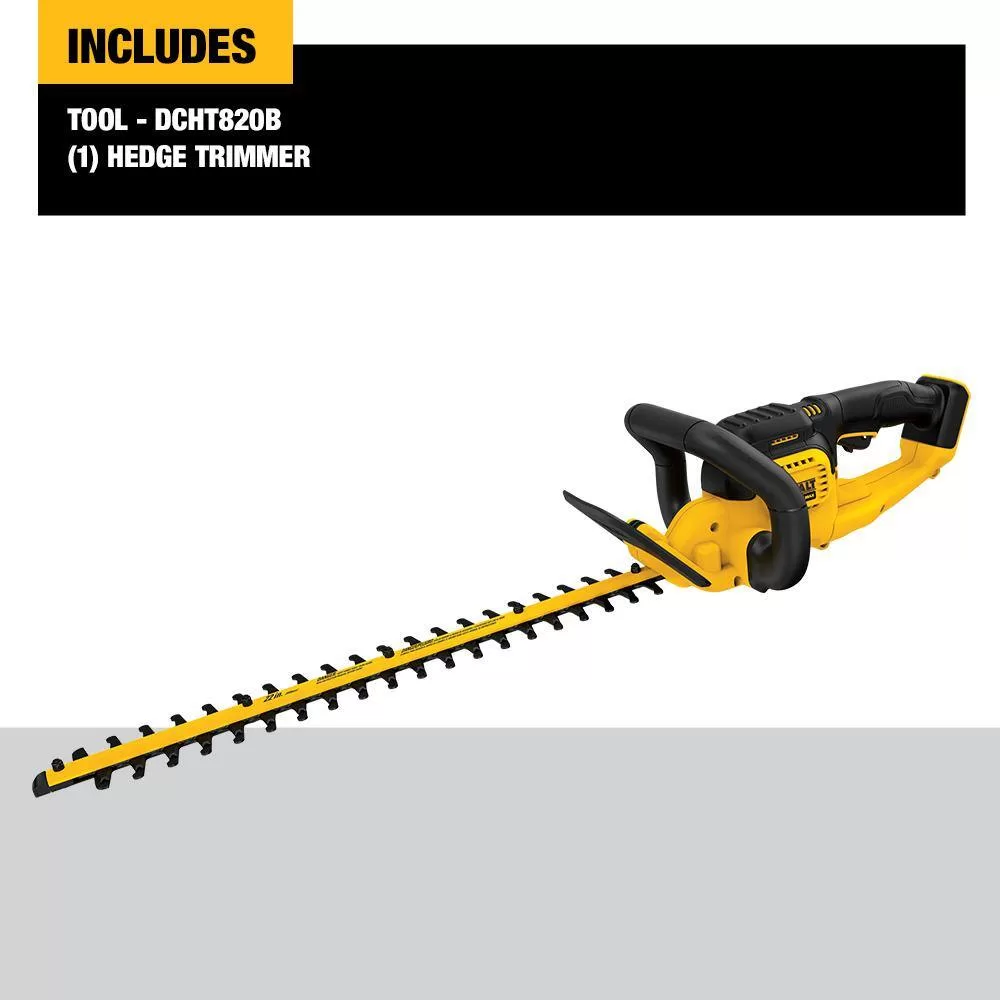 DEWALT DCHT820BWPR320B 20V MAX Cordless Battery Powered Hedge Trimmer & Cordless Pruner (Tools Only)