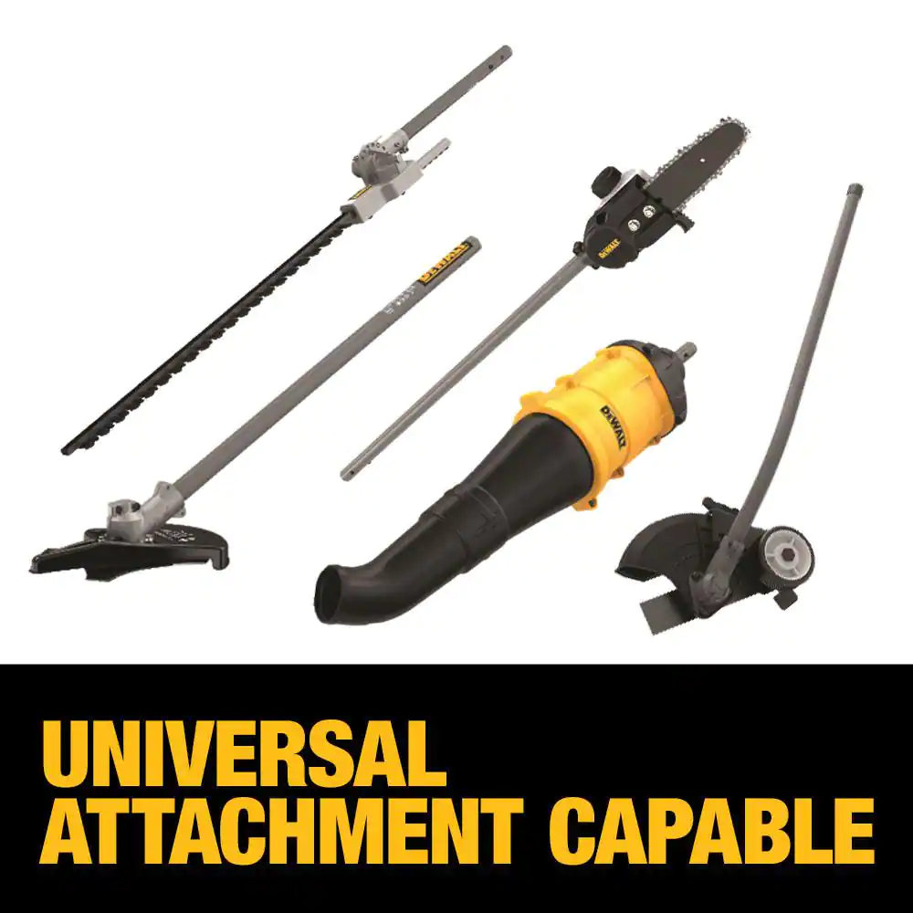 DEWALT DCST972X1 60V MAX Brushless Cordless Battery Powered Attachment Capable String Trimmer Kit, (1) FLEXVOLT 3Ah Battery and Charger
