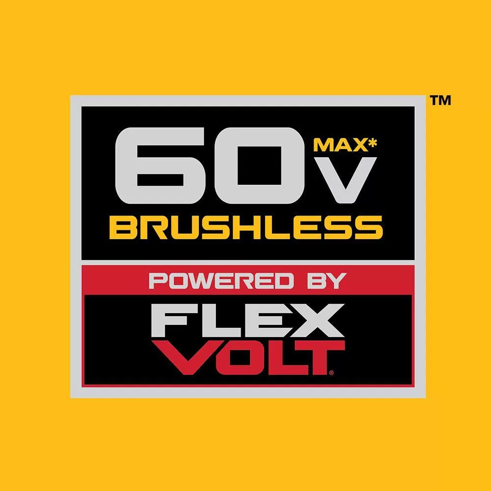 DEWALT DCST972X1WCB606 String Trimmer 60-V Brushless Cordless W/(2) FLEXVOLT Batteries + Charger