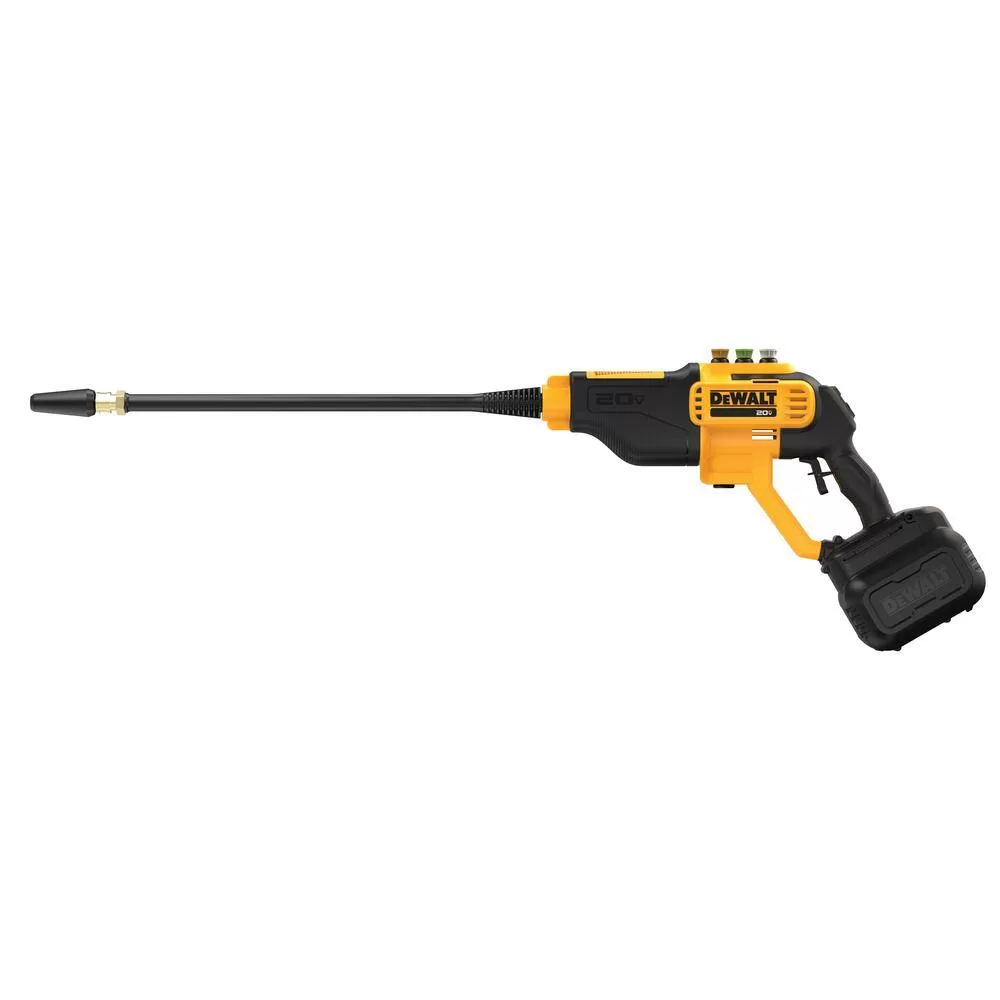 DEWALT DCPW550BWB205CK 20V MAX 550 PSI 1.0 GPM Cold Water Cordless Power Cleaner with (1) 5Ah Battery, Charger & Tool Bag