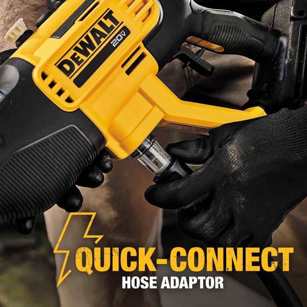 DEWALT DCPW550P1 20V MAX 550 PSI 1.0 GPM Cold Water Cordless Electric Power Cleaner with 4 Nozzles, (1) 5.0 Ah Battery and Charger