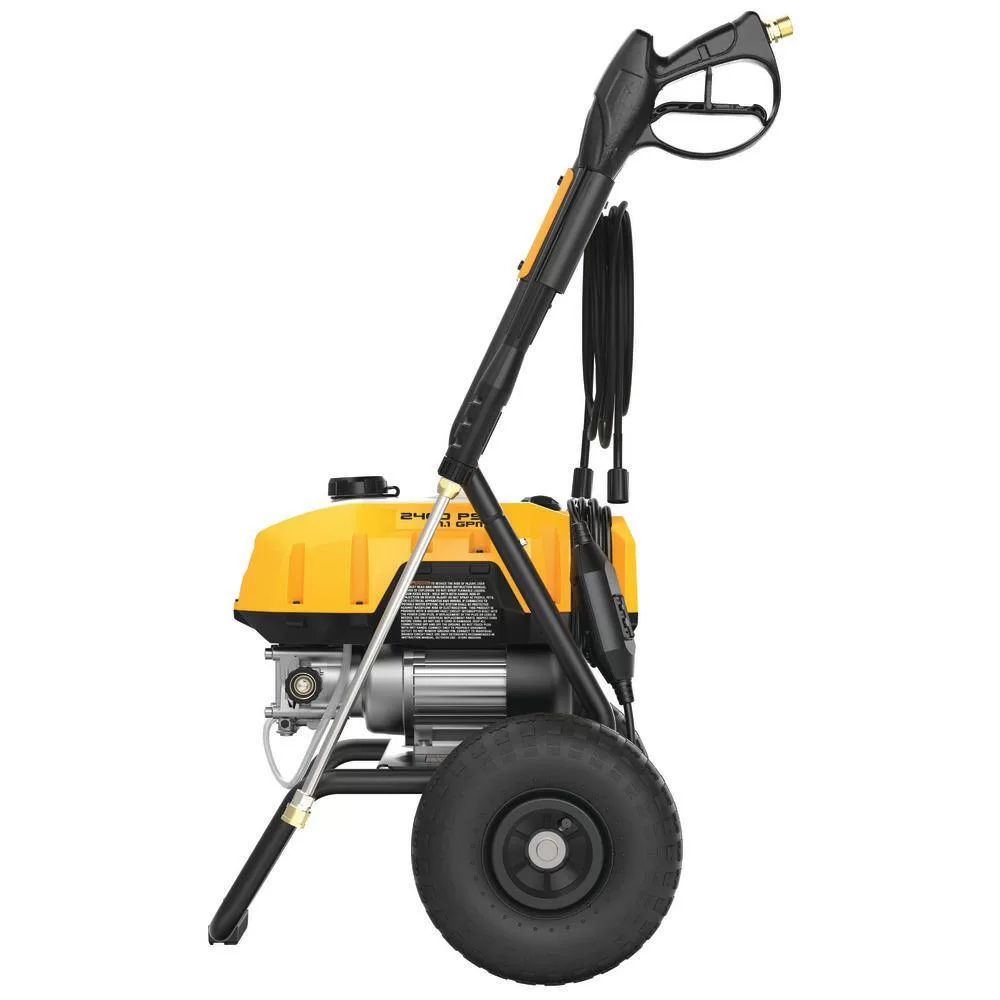 DEWALT DWPW2400 2400 PSI 1.1 GPM Cold Water Electric Pressure Washer