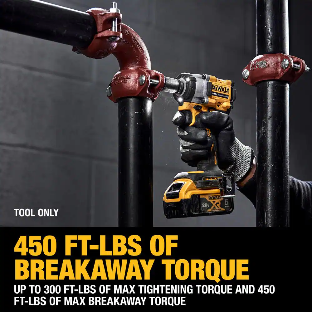 DeWalt Impact Wrenches DCF921B ATOMIC 20-Volt MAX Cordless Brushless 1/2 in. Impact Wrench (Tool-Only)