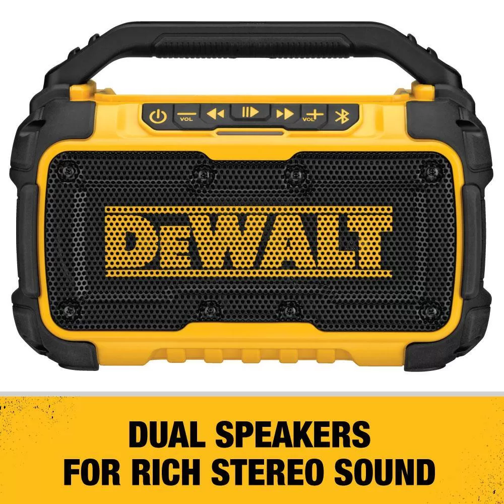 DEWALT DCR010 20V MAX Bluetooth Speaker (Tool Only)