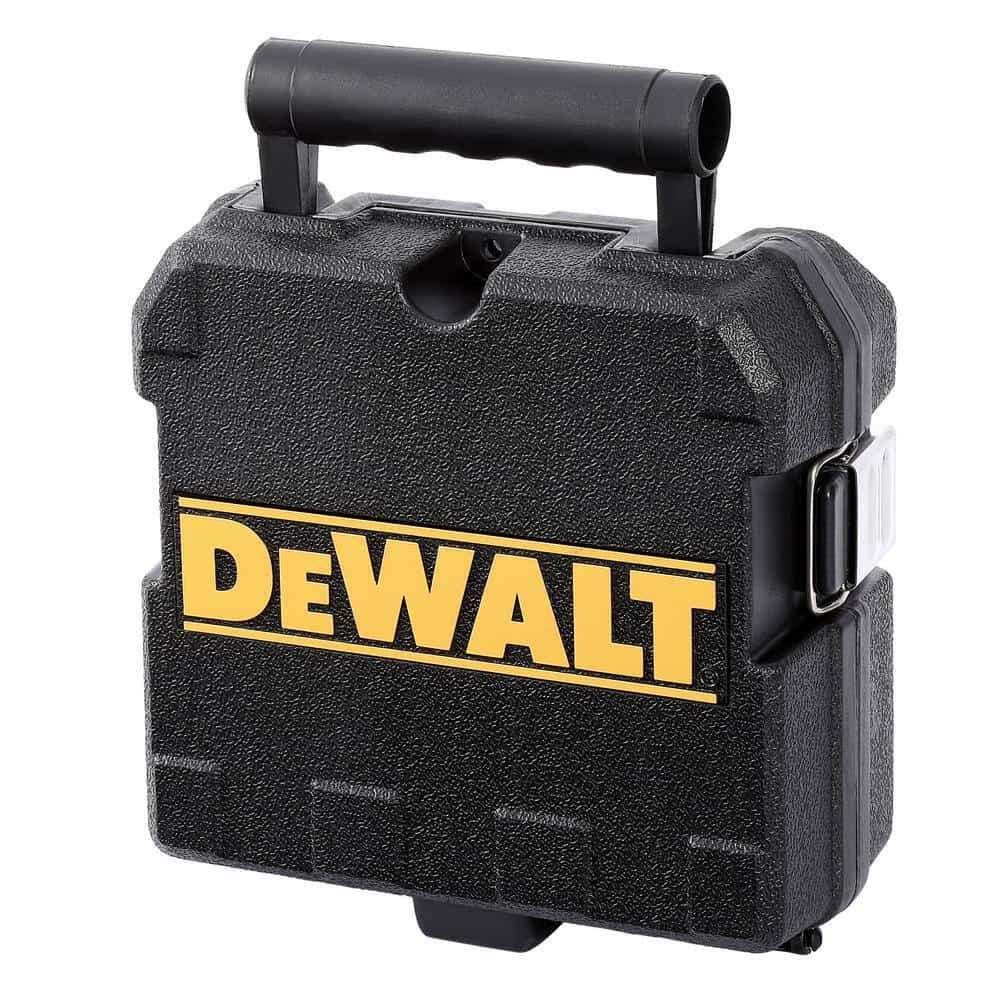 DEWALT 1002217192 330 ft. Green Self-Leveling Cross Line Laser Level with (3) AA Batteries & Case